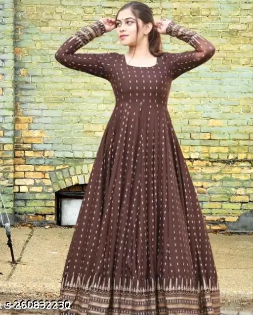 Brown ladies kurti